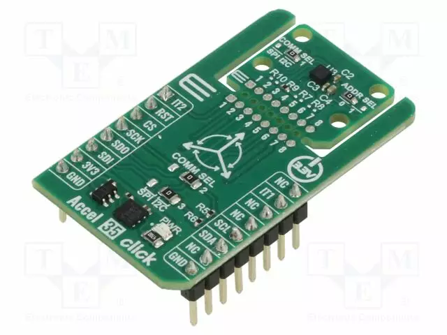 CLICK BOARD - PROTOTYYPPIPIIRILEVY - KOMP: LIS2DE12TR - Laajennuslevyt - MIKROE-6828 - 1
