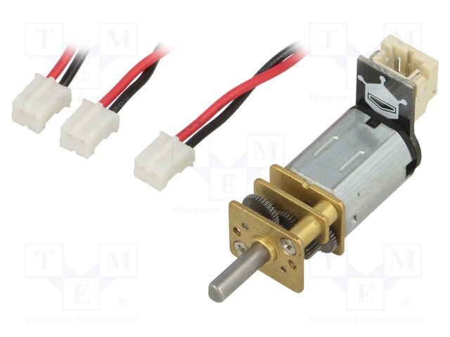 DC MOOTTORI VAIHTEELLA - 1÷6VDC - 350MA - AKSELI: D UURRE - 50: 1 - 3MM - DC moottorit - DF-FIT0468 - 1