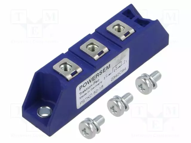 DIODIMODUULI - KAKSOISRIVI - 1,8KV - IF: 82A - TO240AA - UFMAX: 1,74V - Diodit - PSTKD8218 - 1