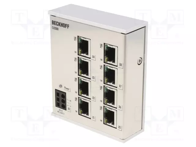 ETHERNET KYTKIN - PORTTIEN LUKU: 8 - 24VDC - RJ45 - Teollisuusverkot - CU2008 - 1