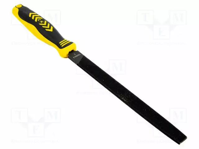 FILE - 2ND CUT - FLAT - BI-COMPONENT PLASTIC HANDLES - 200MM - Viilat, raapat - CK-T0080A8 - 1