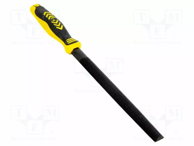 FILE - 2ND CUT - HALF CIRCLE - BI-COMPONENT PLASTIC HANDLES - 200MM - Viilat, raapat - CK-T0082A8 - 1