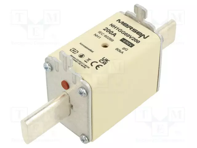 200A - 690VAC - 400VDC - GG - NH1 - Sulakkeet NH - G228488 - 1