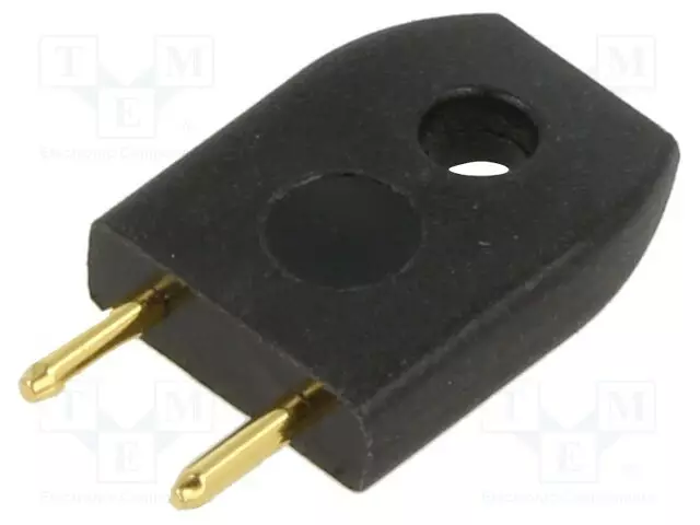 CONNECTOR INSULATED PLUG (MUSTA) - Erikoisliittimet - D3086-98 - 1