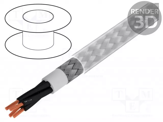 JOHTO - BIT 500 CY - 4X1MM2 - SUOJATTU,TINATTU KUPARIPUNOS - PVC - Suojatut moninapakaapelit - BITNER-S54288 - 1