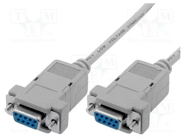 KAAPELI - D-SUB 9PIN RASIA,MOLEMMIN PUOLIN - 2M - Tietokonekaapelit ja -adapterit - C-9GGNM1.8 - 1