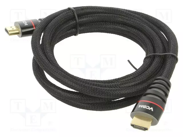 KAAPELI - HDMI-PISTOKE,MOLEMMIN PUOLIN - PVC - TEKSTIILI - HDMI 1.4 - HDMI, DVI, DisplayPort johdot - CG526-B-1.8 - 1