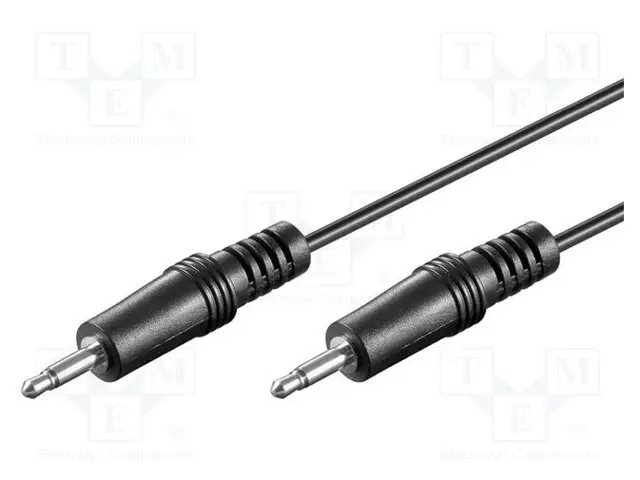 KAAPELI - JACK 3,5MM 2PIN PISTOKE,MOLEMMIN PUOLIN - 1,5M - Muut audio-videokaapelit - CABLE-408 - 1