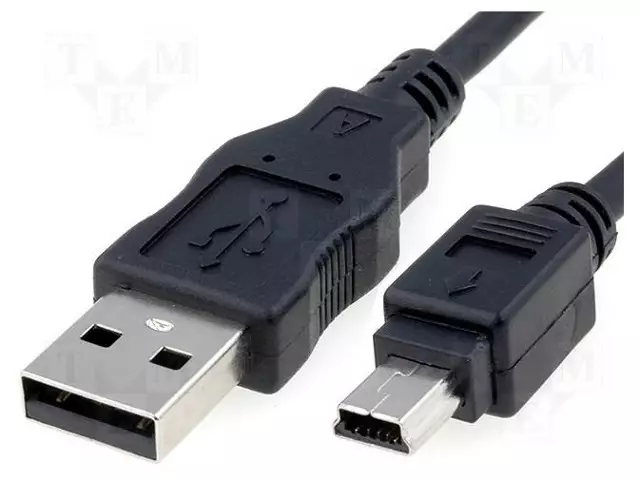 KAAPELI - USB 2.0 - USB A PISTOKE,USB B PIENOISPISTOKE - 1,8M - USB kaapelit ja adapterit - CAB-MUSB-A51.8 - 1
