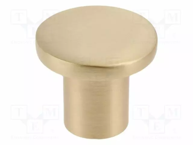 KNOB - Ø: 24MM - H: 21MM - ZAMAK - PLATING: GALVANIZED - FURNITURE - ROUND - Sormiruuvit ja nupit - GTV-GZ-SPOT-1-18 - 1