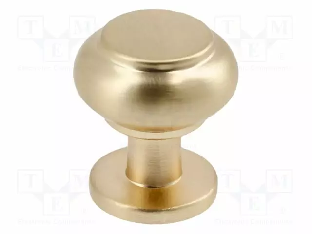 KNOB - Ø: 27.6MM - H: 31MM - ZAMAK - PLATING: GALVANIZED - FURNITURE - Sormiruuvit ja nupit - GTV-GZ-STILO-1-18 - 1