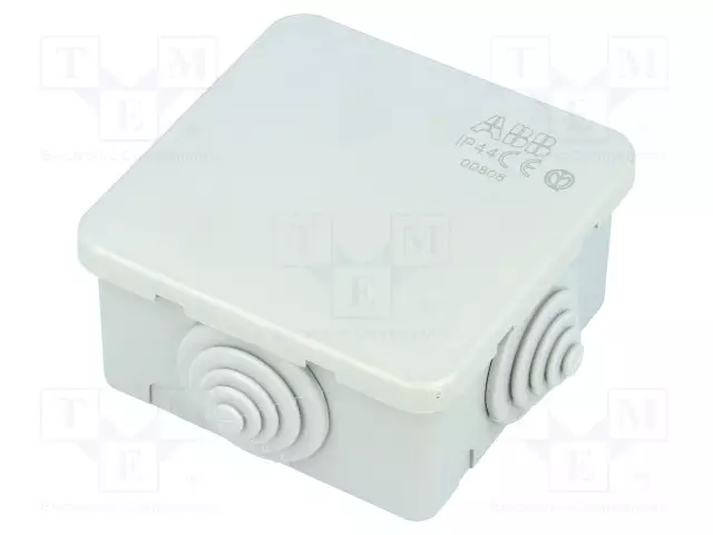 KYTKENTÄRASIA - X: 65MM - Y: 65MM - Z: 32MM - RAPPAUKSEN PÄÄLLE - Kytkentärasiat - ABB-00808 - 1