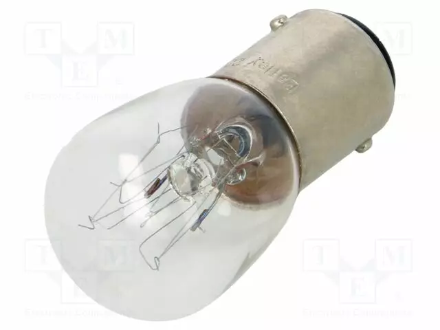 LAMPPU: BAJONETTI - BA15D - LÄMMIN VALKOINEN - 230VAC - 15W - Merkkivalot ja pienoislamput - WER-95582638 - 1