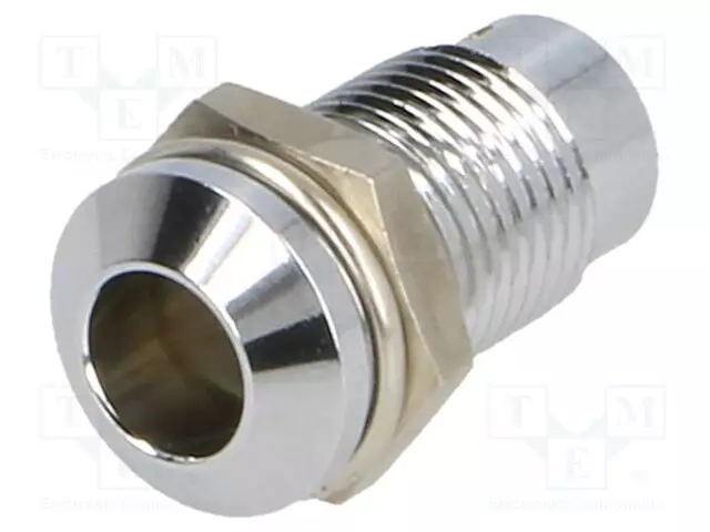 LED-PIDIKE - 5MM - KROMI - AUKKO: Ø8MM - RUNKO: HOPEA - LEDkaulukset - AMQ08 - 1