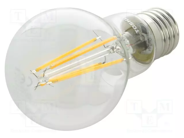 LED LAMPPU - LÄMMIN VALKOINEN - E27 - 230VAC - 806LM - 7W - 270° - 2700K - LED lamput - 4711112384228 - 1