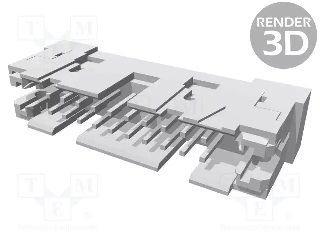 LIITIN: IDC - PISTOKE - UROS - PIN: 20 - SUORA - IDC - - 2,54MM - IDC liittimet - 1-111446-8 - 1