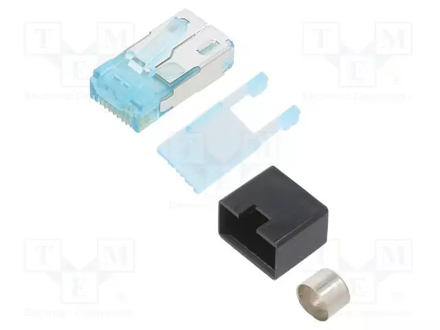 LIITIN: RJ45 - PISTOKE - PIN: 8 - SUOJATTU - 8P8C - JOHTOON - IDC - SUORA - RJ liittimet - 940SP360808031A108 - 1