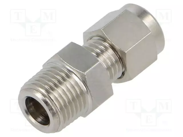 KIERTEINEN LIITIN - R 1/8" ULKOINEN - NIKKELÖITY MESSINKI - 4MM - Teollisuuskalusteet - 10480NO-4-18 - 1