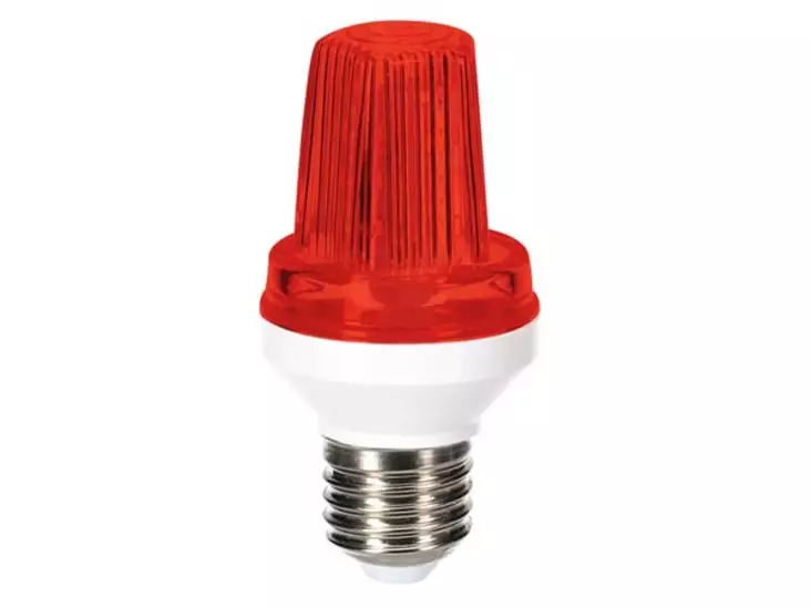MINI LED STROBE LAMP - E27 SOCKET - 3 W - RED - Strobot ja stobolamput - HQPL11028 - 1