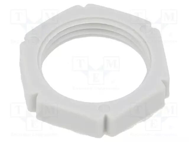 MUTTERI - PG11 - POLYAMIDI - VAALEANHARMAAA - -20÷90°C - Läpivientikappaleiden mutterit - BM3698 - 1