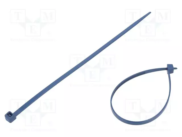 NIPPUSIDE - L: 200MM - W: 4,8MM - SININEN - POLYAMIDI - 230N - UL94V-2 - Nippusiteet - BMBX2048 - 1
