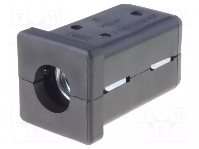 JALKOJEN KIINNITYKSEEN,PROFIILEIHIN - RUNKO: MUSTA - H: 37MM - 3000N - Laitejalkojen lisätarvikkeet - NDE.Q-20X1.5-M8 - 1