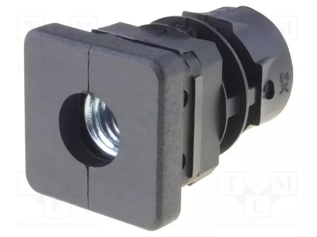 JALKOJEN KIINNITYKSEEN,PROFIILEIHIN - RUNKO: MUSTA - H: 34MM - 3000N - Laitejalkojen lisätarvikkeet - NDL.Q-20X2-M8 - 1