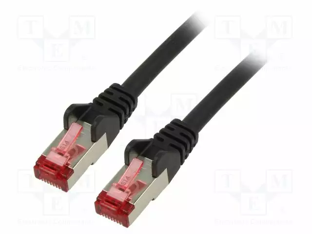 PATCH KAAPELI - S/FTP - CAT 6 - RJ45-PISTOKE,MOLEMMIN PUOLIN - LANKA - CU - RJ45 Ethernet kaapelit - GOOBAY-66638 - 1