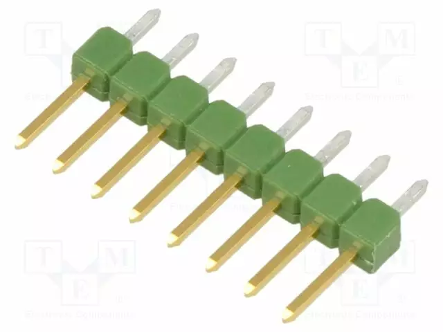 PIIKKIRIMALIITIN - PIN-LIITIN - UROS - PIN: 8 - THT - AMPMODU MOD II - SUORA - Piikkirimaliittimet - 826646-8 - 1