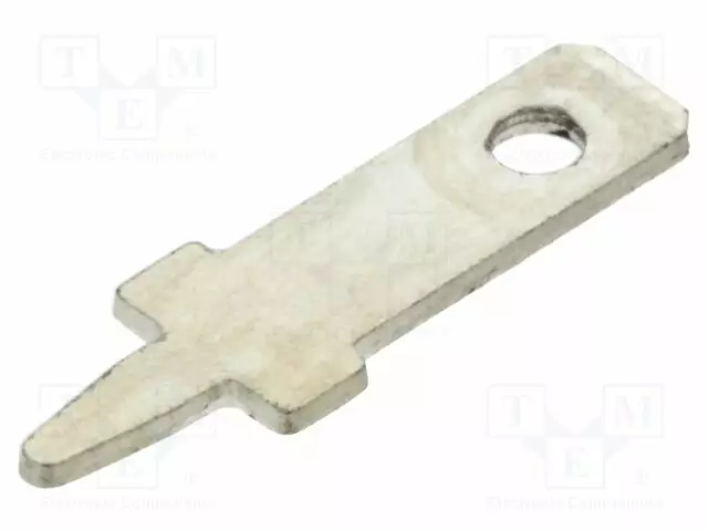 PURISTUSLIITIN - LITTEÄ - 2,8MM - 0,5MM - UROS-THT - MESSINKI - TINATTU - SUORA - Juotoskorvat ja kaapeliliittimet - PCB - 03775A05.68 - 1