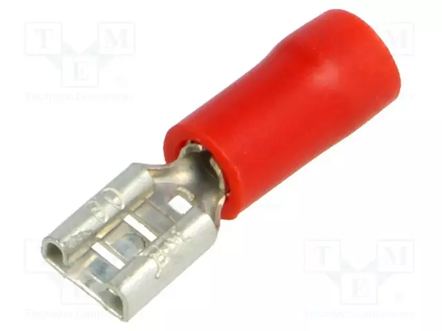 PURISTUSLIITIN - LITTEÄ - 4,8MM - 0,8MM - NAARAS - 0,25÷1,5MM2 - PURISTUS - Eristetyt liittimet - BM00148 - 1