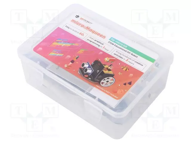 PYÖRÄALUSTA - 3,5÷5VDC - MICRO: BIT - 81X85X44MM - VOIMANS: 150: 1 - Ohjelmoitavat kontrollerit - DF-ROB0148 - 1