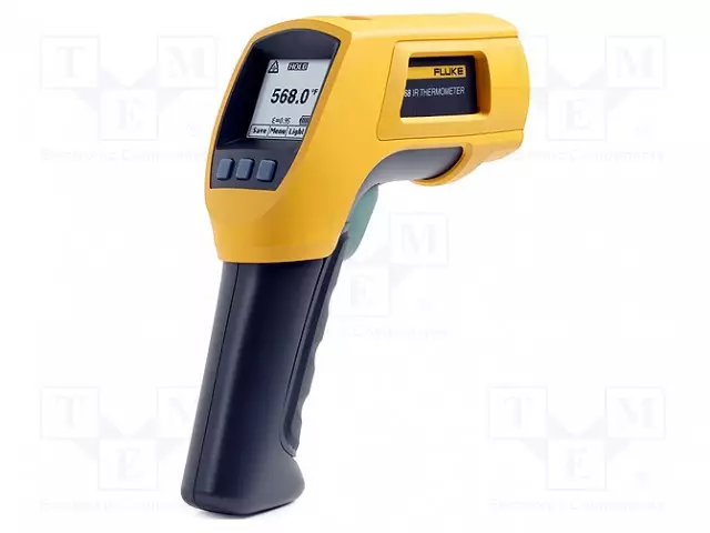 PYROMETRI - LCD - 98X96 - -40÷800°C - TARKK.(IR): ±1%,±1°C - ?: 0,1÷1 - Kosteusmittarit - FLK-568 - 1