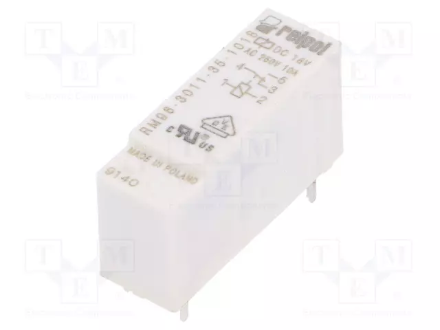 RELE - SPDT - UKELAN: 18VDC - 8A - 8A/250VAC - PCB - Pienoisreleet - RM96-3011-35-1018 - 1