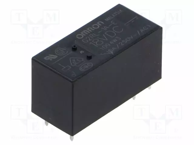 RELE - SPST-NO - UKELAN: 18VDC - 16A - 16A/250VAC - Pienoisreleet - G2RL-1A-E-DC18 - 1