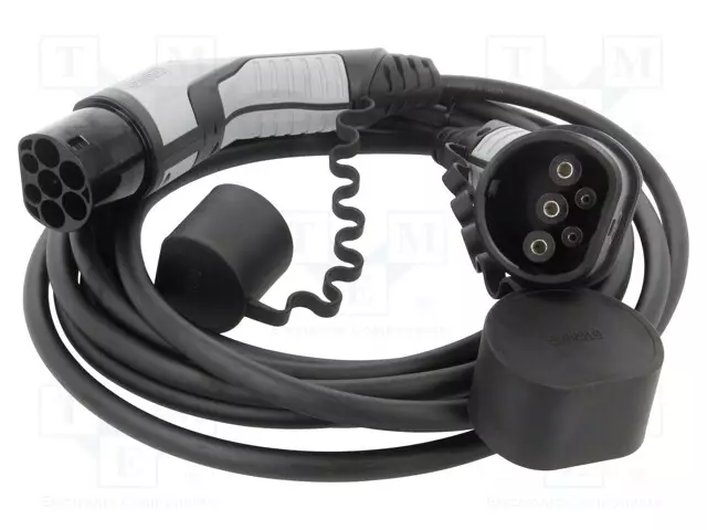 EMOBILITY: CABLE - 1X0.5MM2,3X4MM2 - 250VAC - 8KW - IP44 - SINGLE-PHASE - Sähköauton latauskaapelit - 1628198 - 1