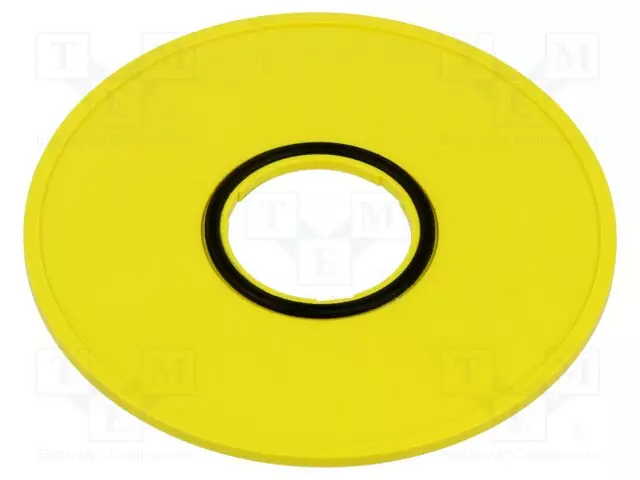 TIEDOTUSETIKETTI - 45 - 75MM - MUOVI - RUNKO: KELTAINEN - Taulukytkimien lisävarusteet - 45-50K.1408 - 1