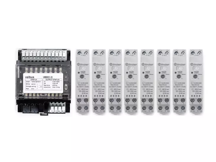 Velbus eight channel dimming set - Taloautomaatio - VMBDIMSET8 - 1