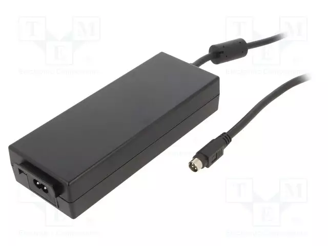 VIRTALÄHDE: IMPULSSI - 12VDC - 12,5A - LÄHTÖ: KYCON KPPX-4P - 150W - Hakkuriteholähteet - ALM150PS12C2-8 - 1
