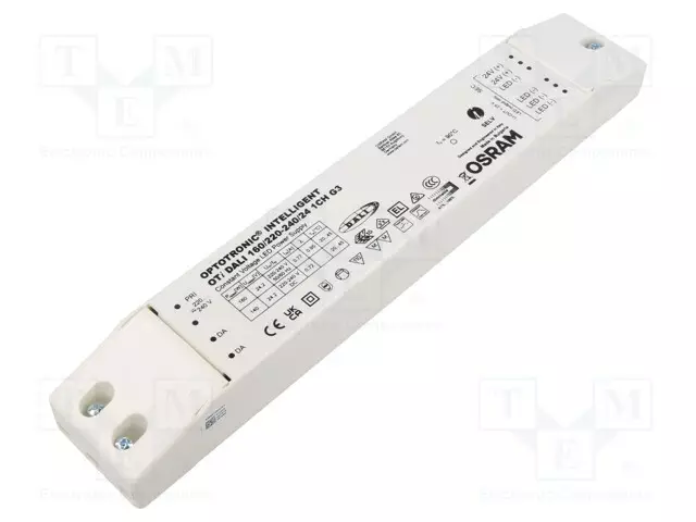 VIRTALÄHDE: IMPULSSI - LED - DALI - 160W - 24VDC - 220÷240VAC - IP20 - 93% - LED teholähteet - 4062172274388 - 1