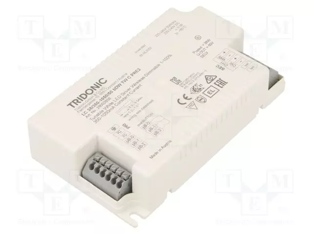 VIRTALÄHDE: IMPULSSI - LED - 38W - 20÷50VDC - 350÷1050MA - 198÷264VAC - LED teholähteet - 28002858 - 1