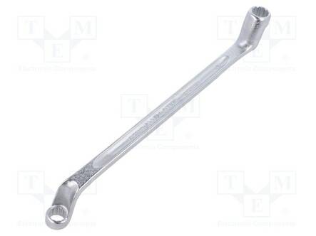 WRENCH: RING - DOUBLE-SIDED,BENT - 8MM,9MM - CHROMIUM PLATED STEEL - Vääntötyökalut ja kiintolenkit - ST-41040809 - 1