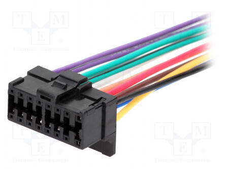 LIITIN - VARUSTETTU JOHDOILLA - PIONEER - PIN: 16 - Radiopaneelien liittimet - ZRS-69 - 1