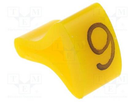 MERKIT - MERKINTÄ: 9 - 15÷20MM - H: 25MM - A: 16MM - -30÷100°C - L: 5MM - Kaapeleiden merkintä - MZ-59 - 1