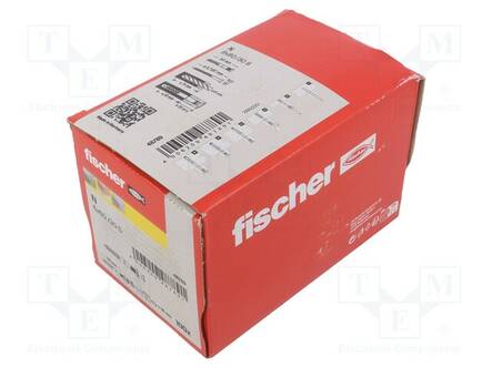 PLASTIC ANCHOR - WITH SCREW - 6X60 - ZINC-PLATED STEEL - N - 100PCS. - Ruuvit - muut - FISCHER-48789 - 2