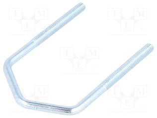 U PULTTI - D - 1 - TERÄS - SINKKI - KIERTEEN PIT: 46MM - SISÄLEV: 49MM - Ruuvit - konekierre - D-CBTD.6.49 - 1