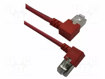 PATCH KAAPELI - F/UTP - CAT: 6 - CU - 1M - LSZH - PUNAINEN - 26/7AWG - RJ45 Ethernet kaapelit - MCI-102629 - 1