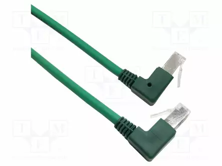 PATCH KAAPELI - F/UTP - CAT: 6 - CU - 1M - LSZH - VIHREÄ - 26/7AWG - RJ45 Ethernet kaapelit - MCI-103069 - 1
