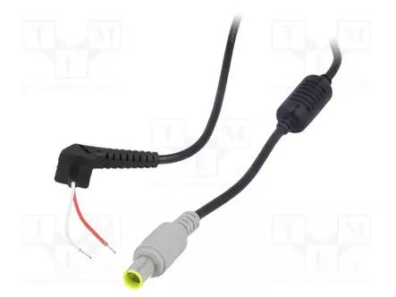 KAAPELI - 3X0,5MM2 - JOHDOT,DC 7,9/5,5 LIITIN - SUORA - MUSTA - 1,2M - DC virtakaapelit - AK-SC-09 - 1