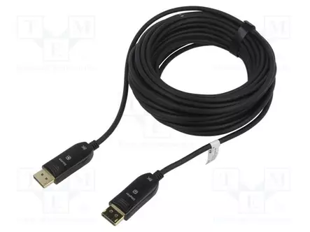 KAAPELI - DISPLAYPORT-PISTOKE,MOLEMMIN PUOLIN MUSTA - HDMI, DVI, DisplayPort johdot - GOOBAY-64869 - 1